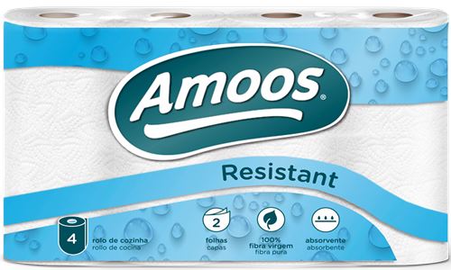 AMOOS PAPEL COZINHA PK4