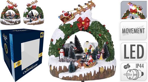 ACK000250 CENARIO NATAL 24X24X24,5CM 2MOD