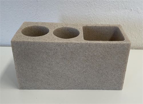 SUPORTE ESCOVAS POLIRESINA 16X7X8,50CM