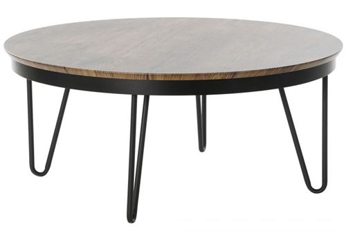 MB-183515 MESA CAFÉ MDF METAL 78X78X35