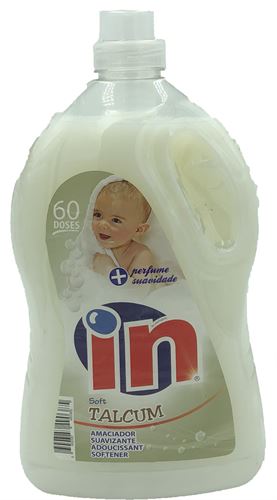 IN AMACIADOR SOFT P/ROUPA TALCUM 60D (CX-4)
