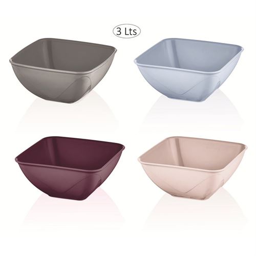 814005 SALADEIRA QUAD 3LT 24X24X11CM
