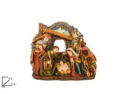 45740 PRESEPIO C/CASA 20X16CM