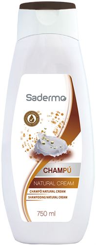SADERMO SHAMPOO NATURAL CREAM 750ML