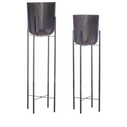 88623 SET 2 VASOS METAL