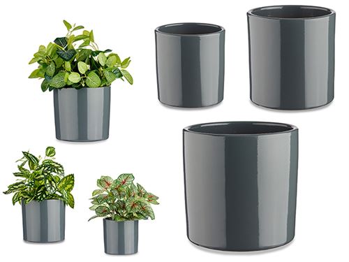 34905 SET 3 VASOS CER CILIN ANTRAS 14-17-22CM