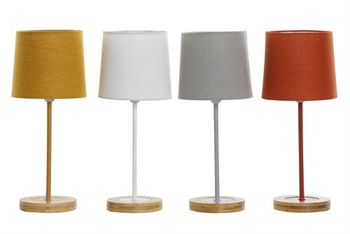 LA-177404 CANDEEIRO SOBREMESA MADEIRA 15X15X36 4 SORT.