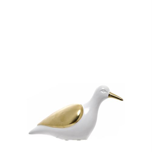 28311 PÁSSARO CERÂMICA GOLD SPRING 30X10X16CM