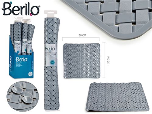 68345 TAPETE WC TRANÇADO PVC 50X50CM