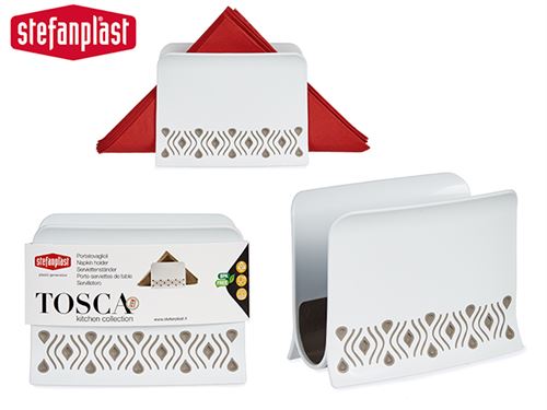 74613 PORTA GUARDANAPOS PL TOSCA BEGE