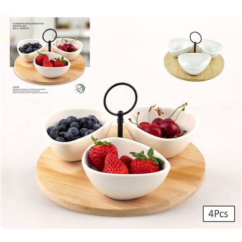 1334SJ5859 CJ.APERITIVOS 4 PÇS