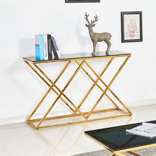 CONSOLA BRISTOL 120X78X40 DOURADO VDR FOSCO