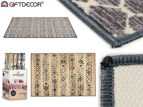 83108 TAPETE RETANGULAR 100X150 AZUL ETNICO