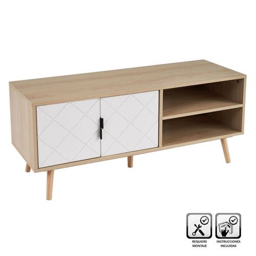 801342 MOVEL DE TELEVISÃO 2 PORTAS MDF 110 X 39 X 48,50 CM