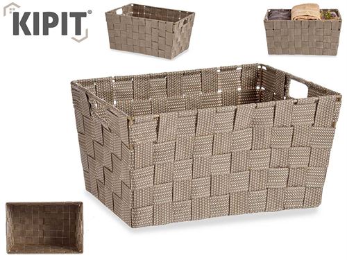 79805 CESTO POLIESTER BEJE