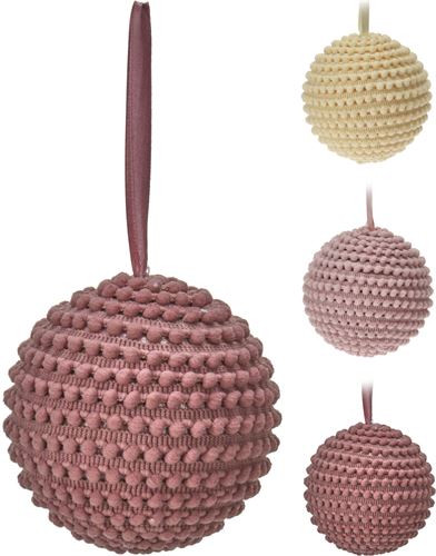 DH8057220 BOLA NATAL PUMPUM 11CM 3MOD