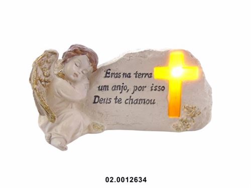 02.QTY720145ZN-1D ANJO C/DIZERES C/LUZ