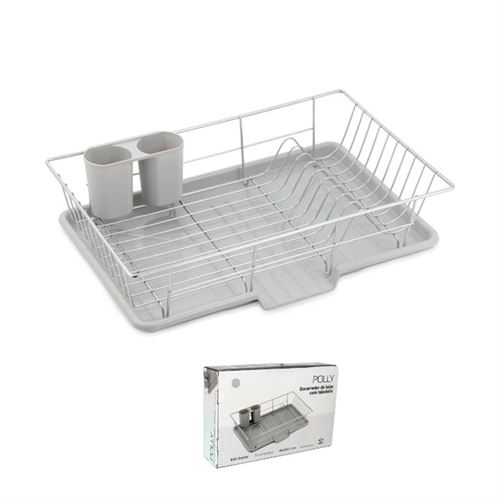 79707632 ESCORREDOR LOUÇA C/TAB.CINZA 48*30*11cm W3418C
