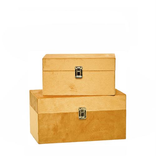 84272 CJ.2 CX DECORATIVAS VELUDO