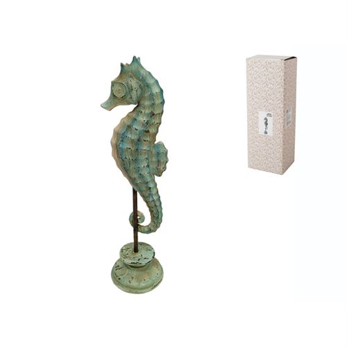 CAVALO MAR RESINA 9x9x34cm
