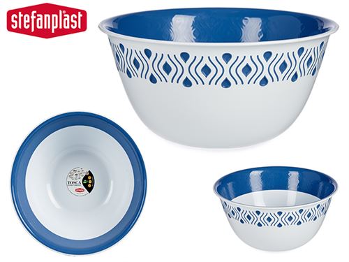 74619 TAÇA PLASTICO TOSCA AZUL 29CM