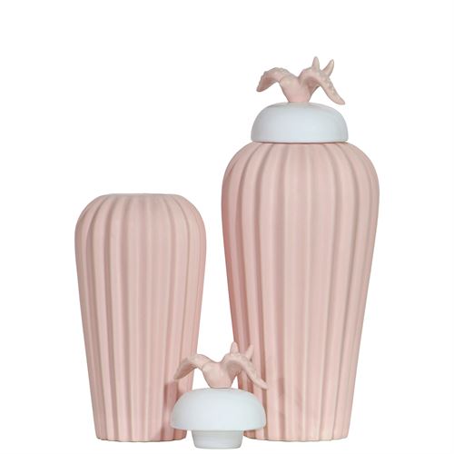 C49E POTE DAZIO ROSA TAMPA ANDORINHA 33CM