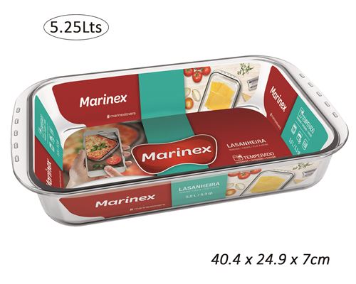 6538.414 ASSADEIRA RECTANGULAR VIDRO 40,4X24,9X7,2CM