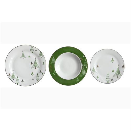 P020286827 SERVIÇO JANTAR NATAL 18PÇS CERAMICA