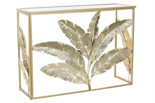 MB-181001 CONSOLA MTL ESPELHO 108X37X79,5 DOURADO