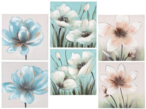 TELA FLOR 40X40CM 6SORT