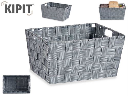 79804 CESTO POLIESTER CINZA