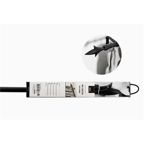 P131279198 VARAO CORTINADO 160-300CM PRETO