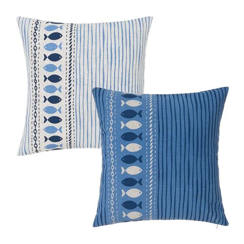 800720 ALMOFADA 2/M PISCIS ALGODÃO 45X45CM