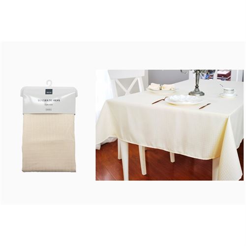 P190285047 TOALHA MESA MARFIM 140X200CM