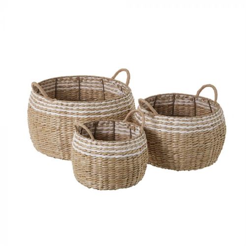 136428 SET 3 CESTOS FIBRA