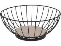 170453020 FRUTERO METAL 28X12CM.NEGRO