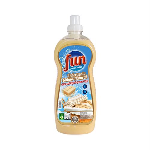 FUN DETERGENTE SABAO NATURAL 1.60LT