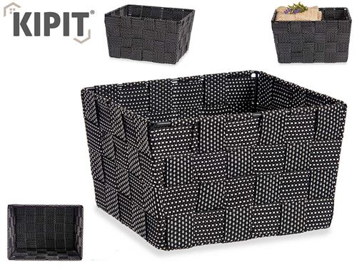 79818 CESTO POLIESTER PRETO