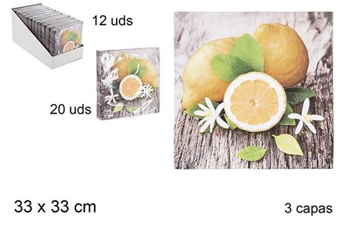 105711 SET GUARDANAPOS DECORADOS