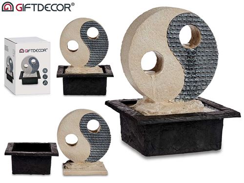 FONTE RESINA YIN YANG 28,50CM