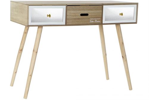 MB-180736 ESCRITÓRIO MADEIRA 100X50X76 NATURAL CASTANHO