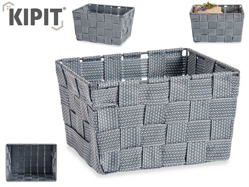 79816 CESTO POLIESTER CINZA