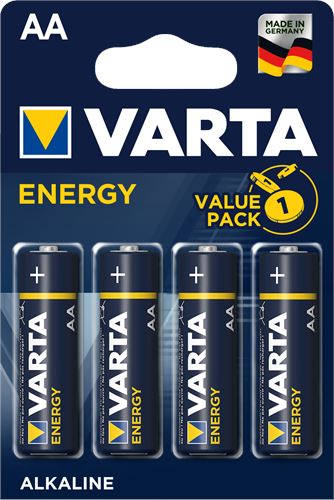 VARTA PILHAS ALCALINAS ENERGY AA 4106 TX ECOV