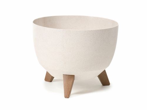 14295 VASO PL C/PES MISA ROMA ECO COR BRANCO 47X26CM