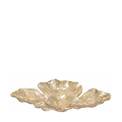 TAÇA ALUMINIO DECORATIVO 48X29CM