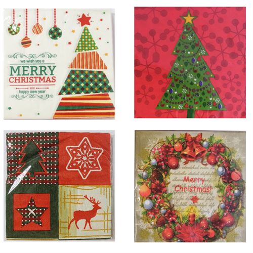 23146 GUARDANAPO NATAL 33X33CM