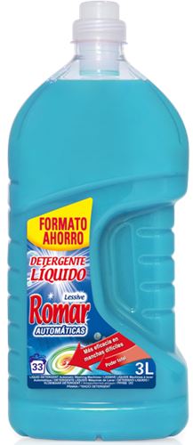 6406 ROMAR DETERGENTE LIQ.AUTOMATICAS 3LT