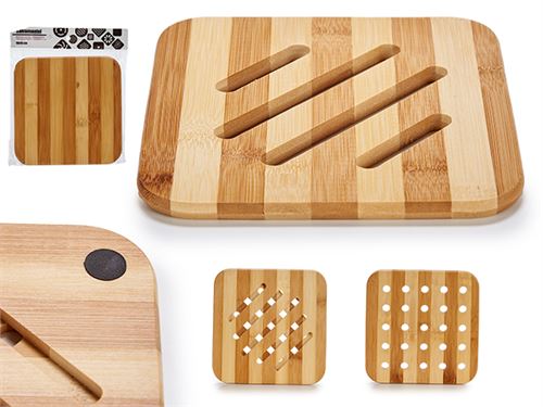 56419 INDIVIDUAL BAMBU QUADRADA