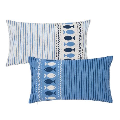 800721 ALMOFADA 2/M PISCIS ALGODÃO 50 X 30 CM