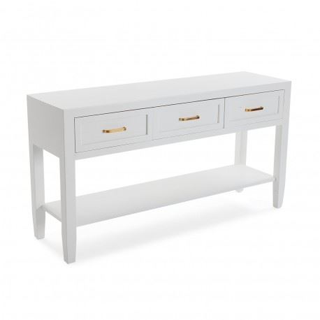 21260082 MÓVEL 3 GAVETAS BRANCO 122X35X67CM